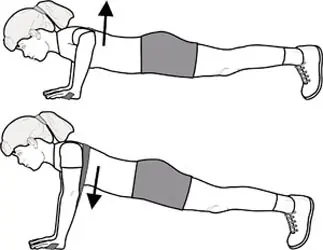Push-up exercise