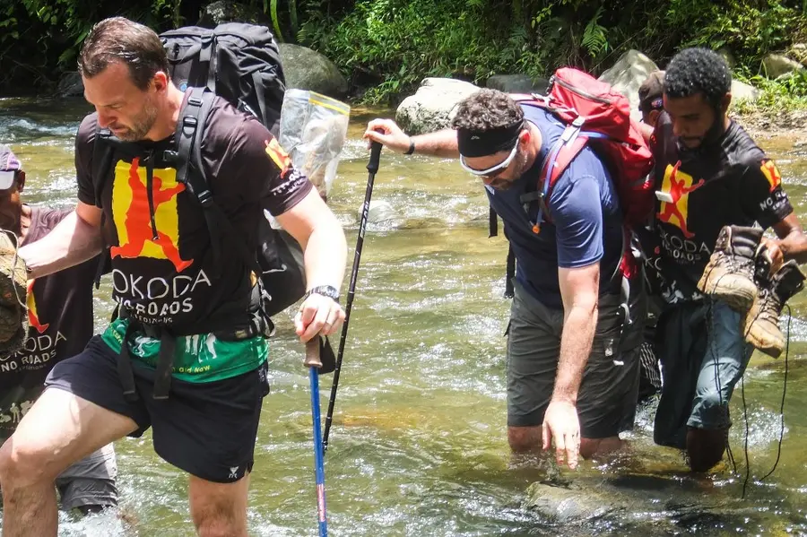 River crossings with the local team