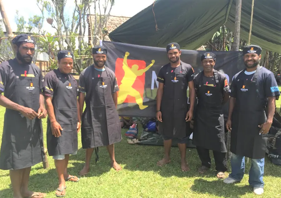 The local cooks and guide team
