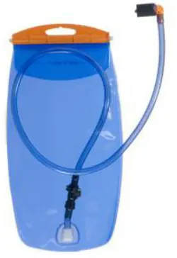 A hydration bladder with drinking tube