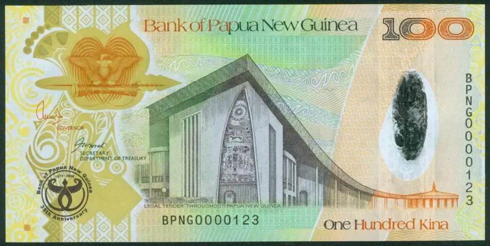 One hundred kina note