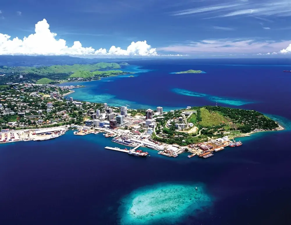 View over Port Moresby