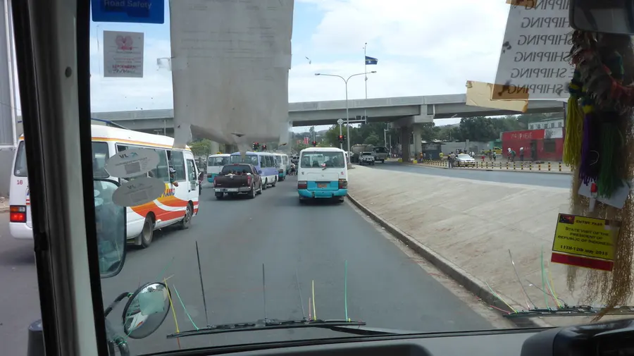 Road in Port Moresby