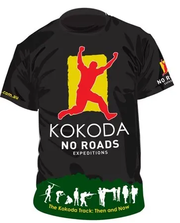 Kokoda No Roads trek t-shirt