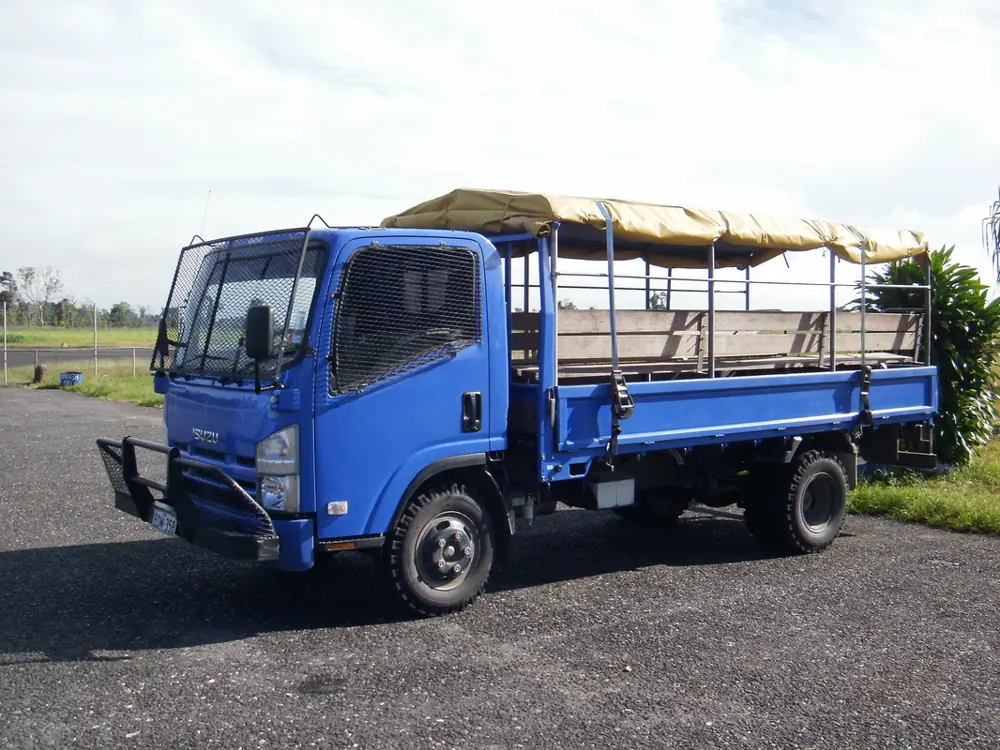 Truck used for track transfers