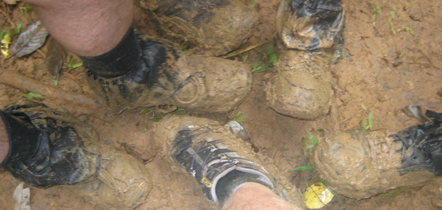 Boots muddy